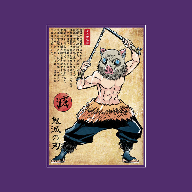 Beast Breathing Woodblock-None-Matte-Poster-DrMonekers