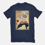 Beast Breathing Woodblock-Womens-Fitted-Tee-DrMonekers