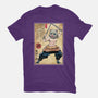 Beast Breathing Woodblock-Womens-Fitted-Tee-DrMonekers
