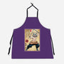 Beast Breathing Woodblock-Unisex-Kitchen-Apron-DrMonekers