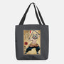 Beast Breathing Woodblock-None-Basic Tote-Bag-DrMonekers