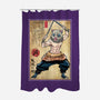 Beast Breathing Woodblock-None-Polyester-Shower Curtain-DrMonekers