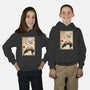 Beast Breathing Woodblock-Youth-Pullover-Sweatshirt-DrMonekers