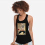 Beast Breathing Woodblock-Womens-Racerback-Tank-DrMonekers
