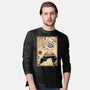 Beast Breathing Woodblock-Mens-Long Sleeved-Tee-DrMonekers