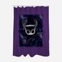 The Knight Shadow Nebula-None-Polyester-Shower Curtain-Astrobot Invention