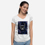 The Knight Shadow Nebula-Womens-V-Neck-Tee-Astrobot Invention