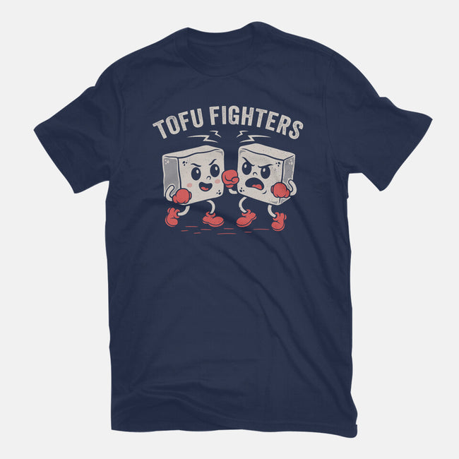 Tofu Fighters-Womens-Fitted-Tee-Nemons