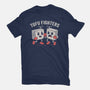 Tofu Fighters-Womens-Fitted-Tee-Nemons