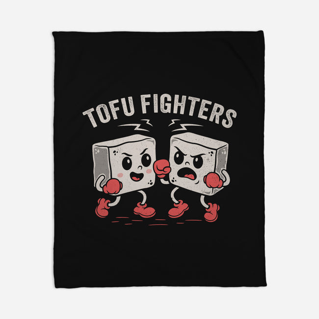 Tofu Fighters-None-Fleece-Blanket-Nemons