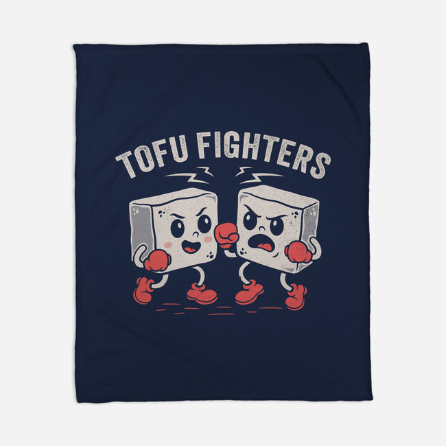 Tofu Fighters-None-Fleece-Blanket-Nemons