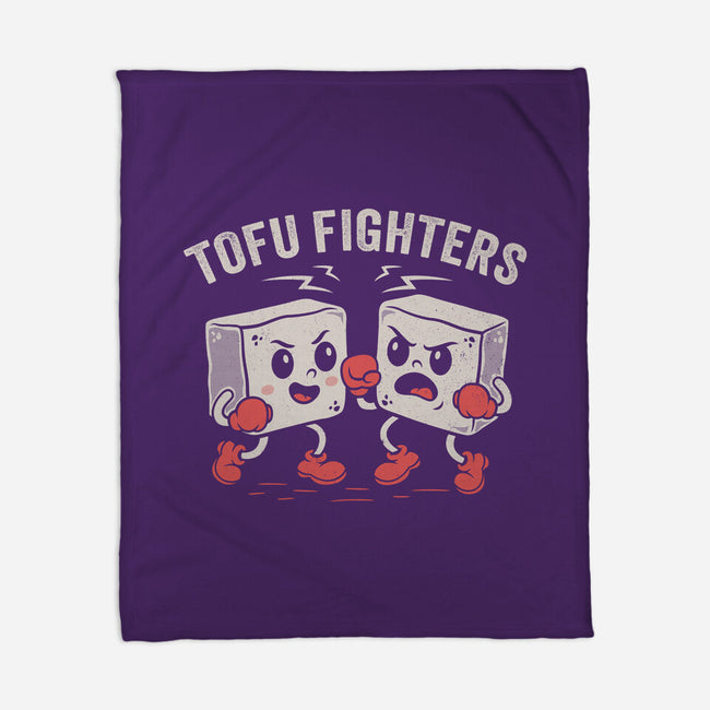 Tofu Fighters-None-Fleece-Blanket-Nemons