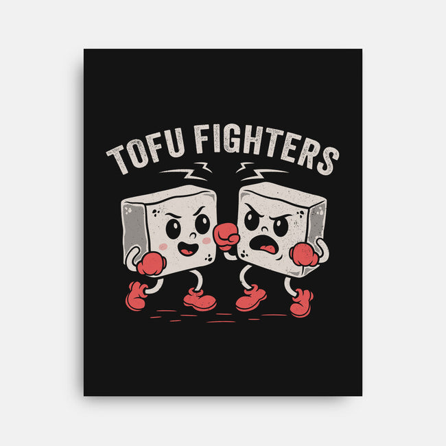 Tofu Fighters-None-Stretched-Canvas-Nemons