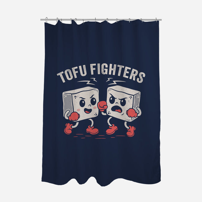 Tofu Fighters-None-Polyester-Shower Curtain-Nemons