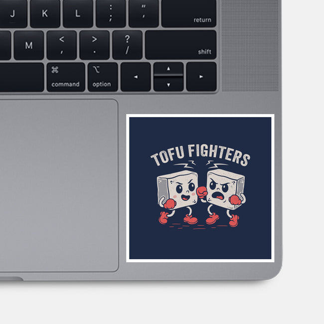Tofu Fighters-None-Glossy-Sticker-Nemons