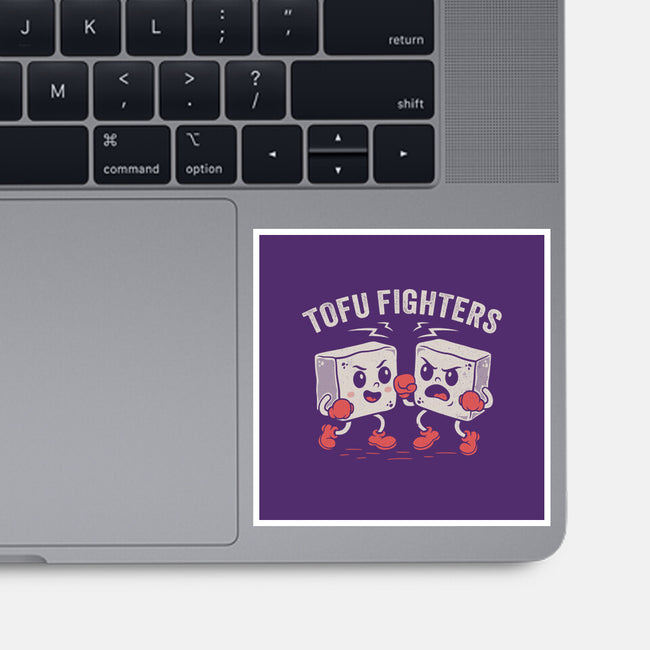 Tofu Fighters-None-Glossy-Sticker-Nemons