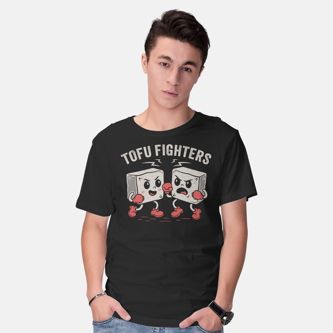 Tofu Fighters-Mens-Basic-Tee-Nemons