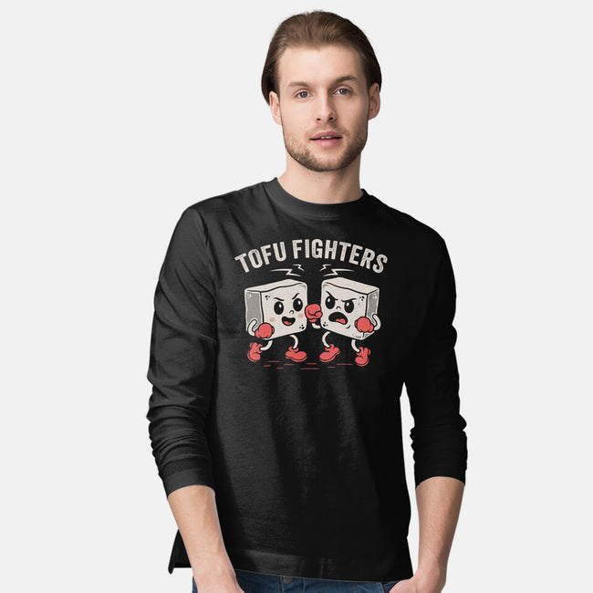 Tofu Fighters-Mens-Long Sleeved-Tee-Nemons