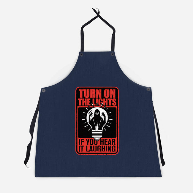 Horror Signs Darkness Creatures-Unisex-Kitchen-Apron-Studio Mootant