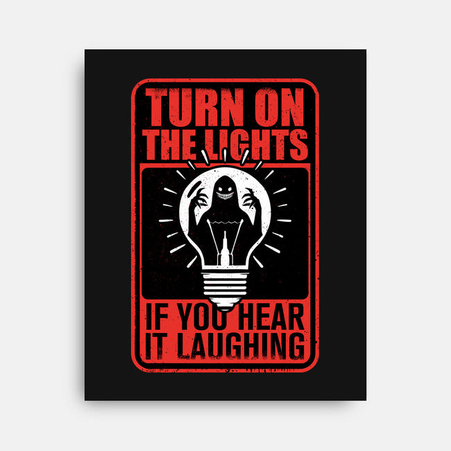 Horror Signs Darkness Creatures-None-Stretched-Canvas-Studio Mootant