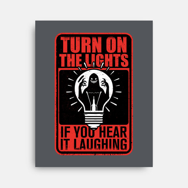 Horror Signs Darkness Creatures-None-Stretched-Canvas-Studio Mootant