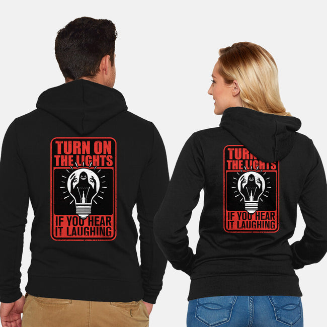 Horror Signs Darkness Creatures-Unisex-Zip-Up-Sweatshirt-Studio Mootant