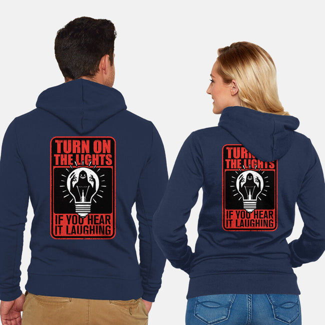 Horror Signs Darkness Creatures-Unisex-Zip-Up-Sweatshirt-Studio Mootant