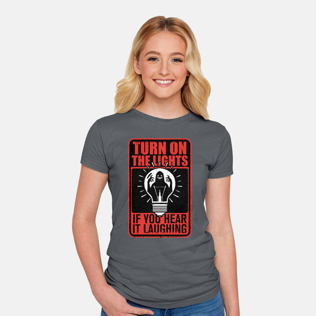 Horror Signs Darkness Creatures-Womens-Fitted-Tee-Studio Mootant
