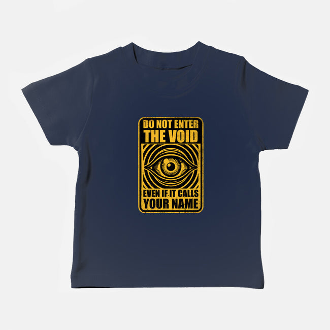 Horror Signs Call Void-Baby-Basic-Tee-Studio Mootant