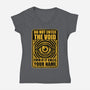 Horror Signs Call Void-Womens-V-Neck-Tee-Studio Mootant