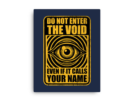 Horror Signs Call Void