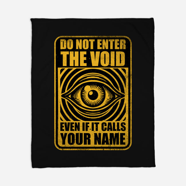 Horror Signs Call Void-None-Fleece-Blanket-Studio Mootant