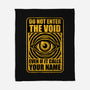 Horror Signs Call Void-None-Fleece-Blanket-Studio Mootant