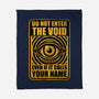 Horror Signs Call Void-None-Fleece-Blanket-Studio Mootant