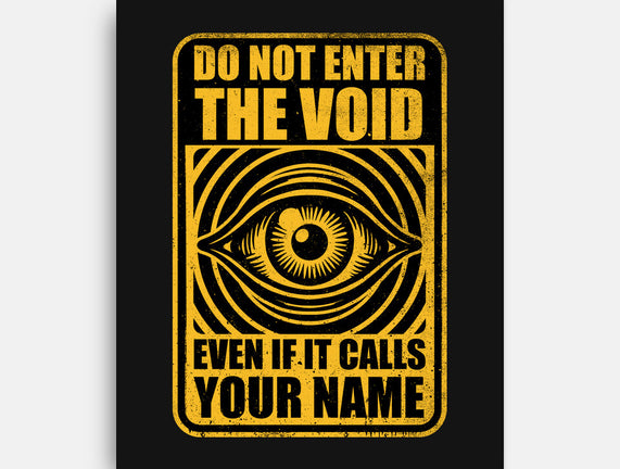 Horror Signs Call Void
