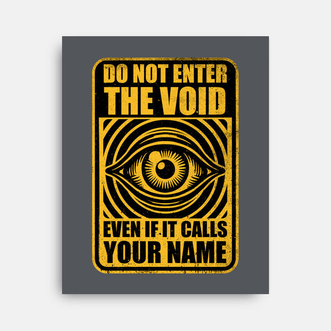 Horror Signs Call Void-None-Stretched-Canvas-Studio Mootant