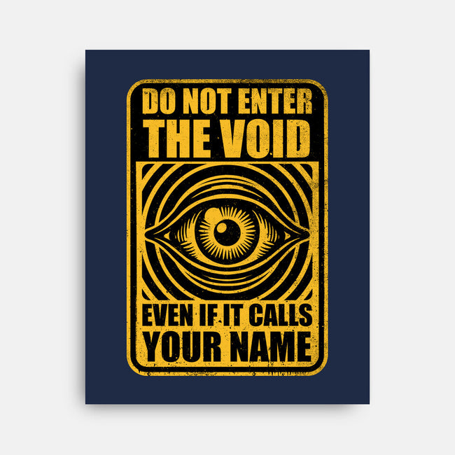 Horror Signs Call Void-None-Stretched-Canvas-Studio Mootant