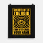 Horror Signs Call Void-None-Matte-Poster-Studio Mootant