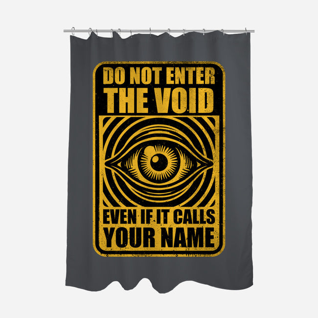 Horror Signs Call Void-None-Polyester-Shower Curtain-Studio Mootant