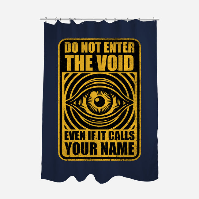 Horror Signs Call Void-None-Polyester-Shower Curtain-Studio Mootant