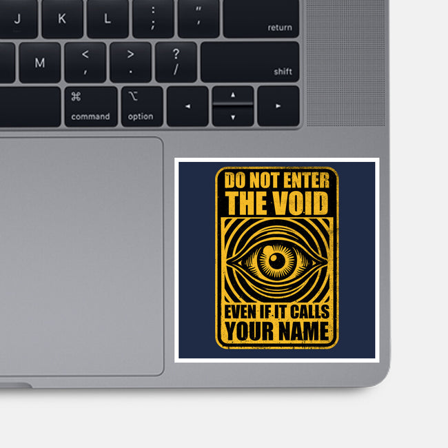 Horror Signs Call Void-None-Glossy-Sticker-Studio Mootant