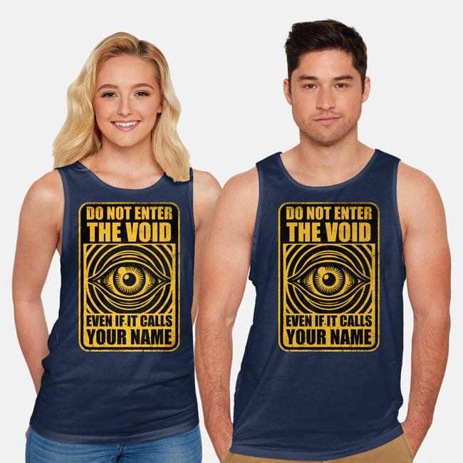Horror Signs Call Void-Unisex-Basic-Tank-Studio Mootant