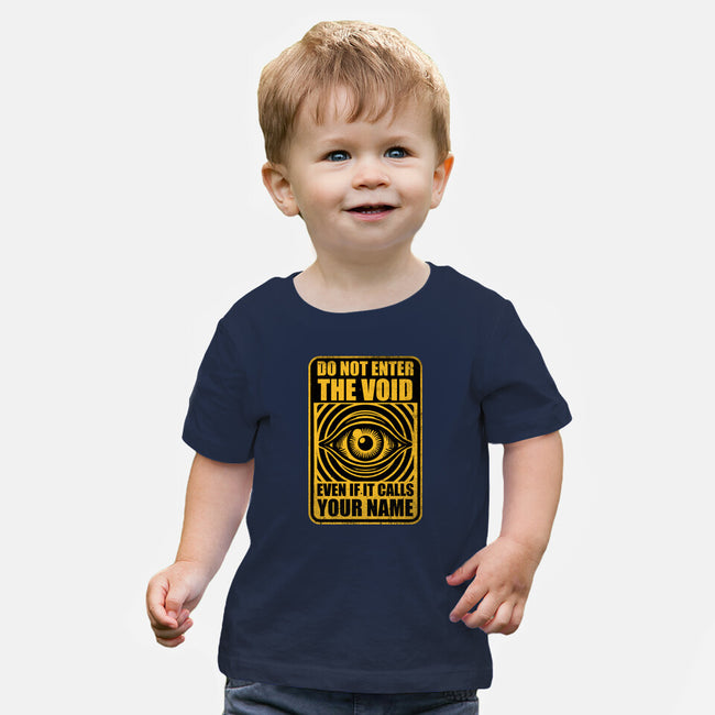Horror Signs Call Void-Baby-Basic-Tee-Studio Mootant