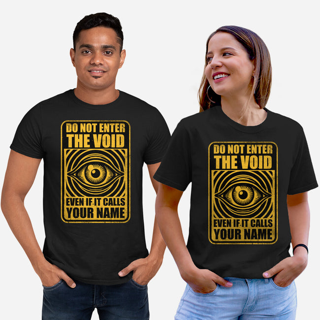 Horror Signs Call Void-Unisex-Basic-Tee-Studio Mootant