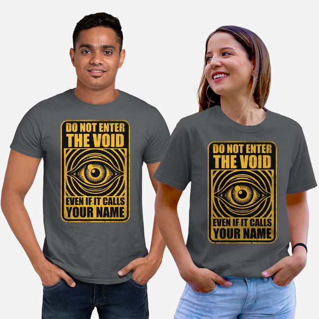Horror Signs Call Void-Unisex-Basic-Tee-Studio Mootant