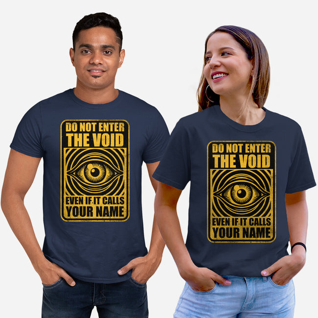Horror Signs Call Void-Unisex-Basic-Tee-Studio Mootant