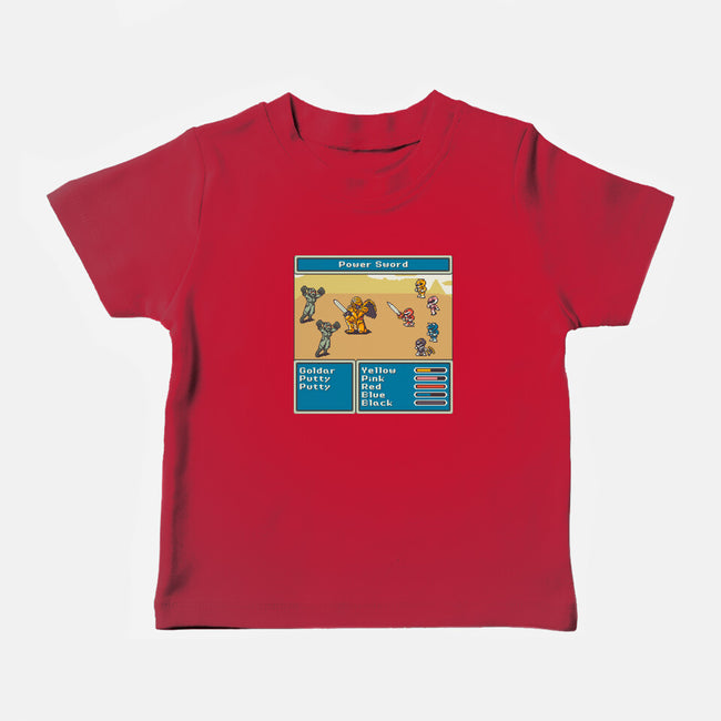 Mighty Morphin Fantasy-Baby-Basic-Tee-raffaus