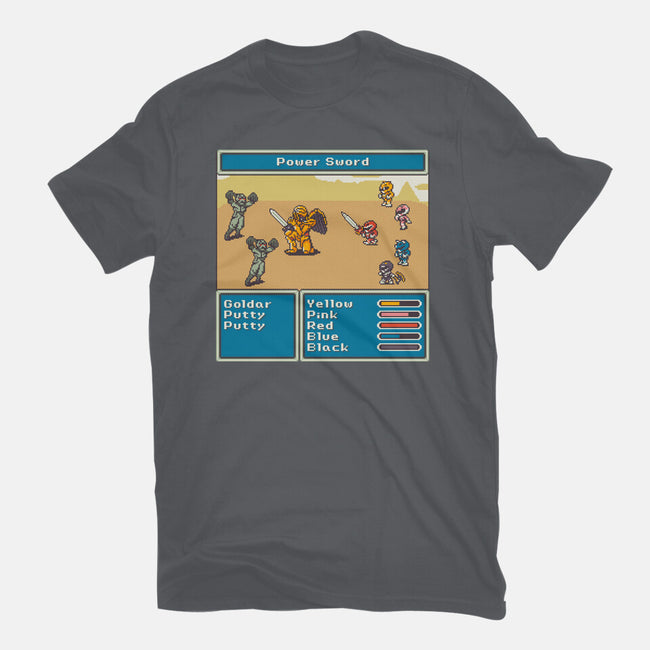 Mighty Morphin Fantasy-Womens-Fitted-Tee-raffaus