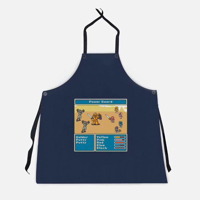 Mighty Morphin Fantasy-Unisex-Kitchen-Apron-raffaus