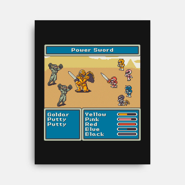 Mighty Morphin Fantasy-None-Stretched-Canvas-raffaus